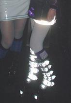 demonia plateau laarzen accesoires cyber gothic vintage rave, Verzenden, Zo goed als nieuw