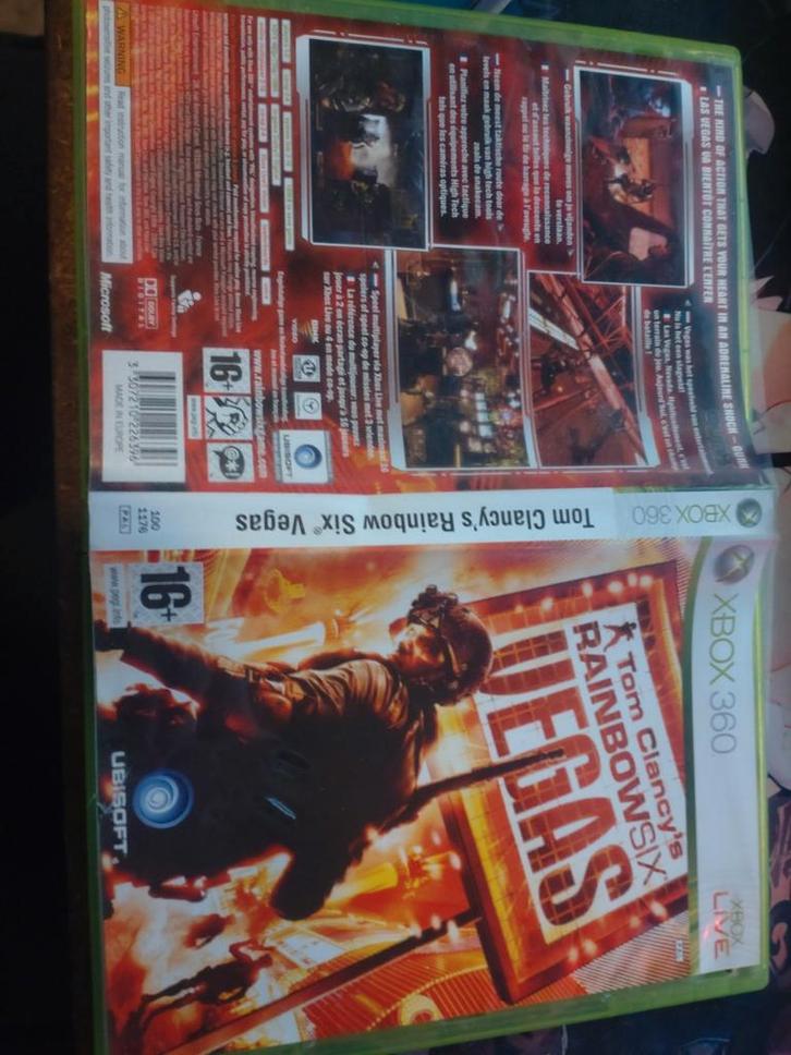 Rainbow Six Vegas - Xbox 360, Spelcomputers en Games, Games | Xbox 360, Gebruikt, Shooter, 1 speler, Vanaf 16 jaar, Online, Ophalen of Verzenden