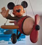 Mickey mouse in vliegtuig   Collector item, Verzamelen, Disney, Ophalen of Verzenden, Gebruikt
