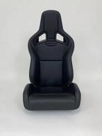RECARO Sportster CS Leder Zwart Met Wit Stiksel, Gebruikt, -, -, Ophalen of Verzenden