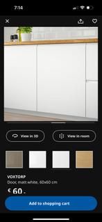 4x IKEA Voxtorp deur, Huis en Inrichting, Keuken | Keukenelementen, Ophalen, 50 tot 100 cm, Zo goed als nieuw, Minder dan 100 cm