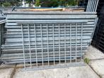 Spijlen hekwerk gegalvaniseerd 1.20 h. Ca.  50 meter + palen, Tuin en Terras, Tuinhekken en Hekwerk, Ophalen, Gebruikt, IJzer