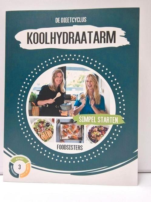 De dieetcyclus: koolhydraatarm. Foodsisters, Boeken, Gezondheid, Dieet en Voeding, Zo goed als nieuw, Dieet en Voeding, Ophalen of Verzenden