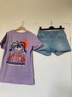 Raizzed broekje en we shirt maat 146, Kinderen en Baby's, Kinderkleding | Maat 146, Broek, Meisje, Ophalen of Verzenden, Zo goed als nieuw