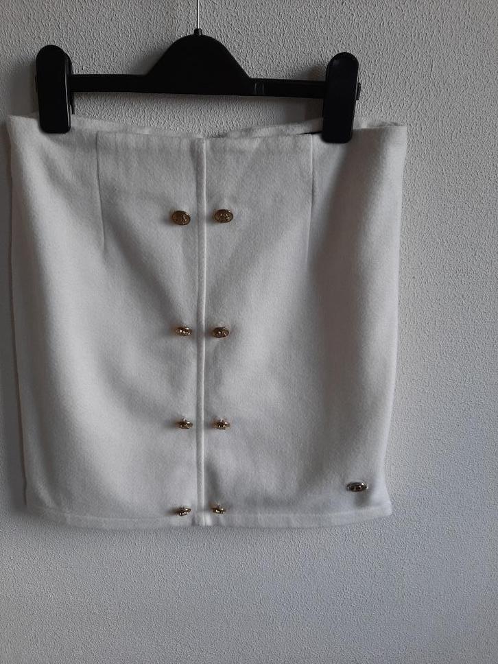 Delousion rokje maat XS créme kleurig., Kleding | Dames, Rokken, Zo goed als nieuw, Maat 34 (XS) of kleiner, Overige kleuren, Boven de knie