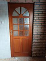 Hard houten binnendeur 201,5 x 82,5 cm, Ophalen, Gebruikt, 80 tot 100 cm, Binnendeur