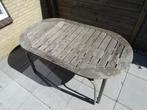 Hardhouten Preston Tuintafel, Ophalen, Gebruikt, Ovaal, Hout