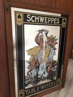 Vintage reclamespiegel Schweppes, Huis en Inrichting, Woonaccessoires | Spiegels, Ophalen, Rechthoekig, Minder dan 100 cm