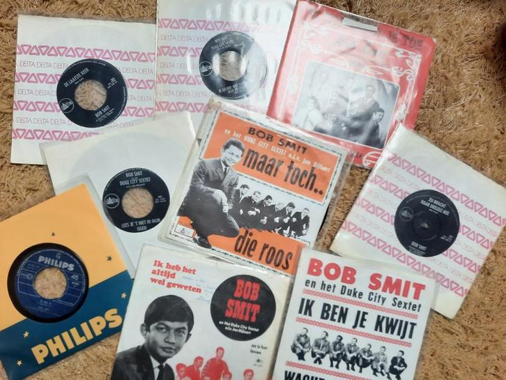 Vinyl Singels van Bob Smit 9 stuks, Cd's en Dvd's, Vinyl Singles, Gebruikt, Single, Nederlandstalig, 7 inch, Ophalen of Verzenden