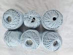 6 bolletjes katoen, Ophalen of Verzenden, Zo goed als nieuw, Breien of Haken, Wol of Garen