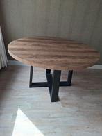 Ronde eettafel 130 cm, Ophalen, Rond, Zo goed als nieuw, Vier personen