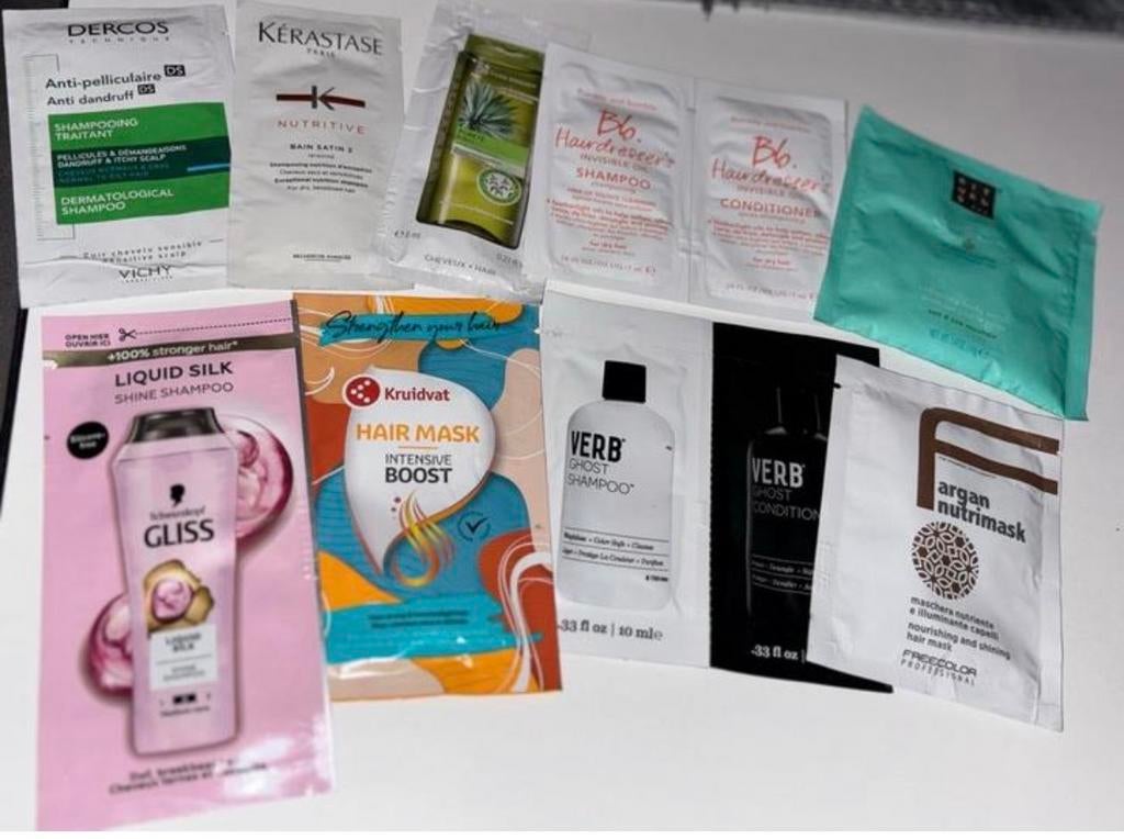 Shampoo proefzakjes diverse merken, Verzenden, Nieuw, Shampoo of Conditioner