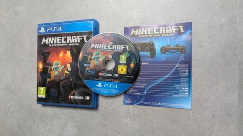 Minecraft PS4 spelletje, Spelcomputers en Games, Games | Sony PlayStation 4, Zo goed als nieuw, 3 spelers of meer, Vanaf 7 jaar