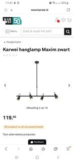 KaRWEI hanglamp Maxim, Ophalen of Verzenden, Zo goed als nieuw, Minder dan 50 cm