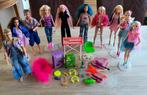 Barbie Speelset Disco 8 Barbies met 2 Ken Mattel, Kinderen en Baby's, Speelgoed | Poppen, Ophalen of Verzenden, Gebruikt, Barbie