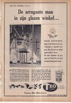 Retro reclame 1941 Teo Elst oorlogstijd arrogante man, Ophalen of Verzenden