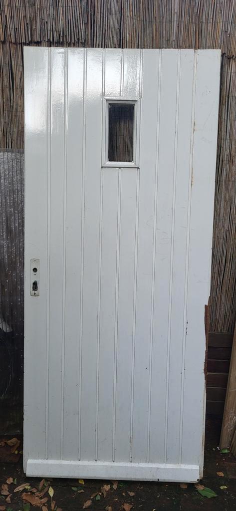 Buitendeur 88 x 201,5, Doe-het-zelf en Verbouw, Deuren en Horren, Zo goed als nieuw, Buitendeur, 200 tot 215 cm, 80 tot 100 cm