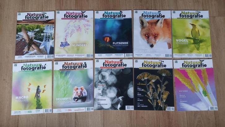 Natuurfotografie Magazine, 10 diverse nummers, Boeken, Tijdschriften en Kranten, Gelezen, Wetenschap en Natuur, Ophalen of Verzenden