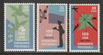 Suriname 1973 613/615 Postzegels 100 jaar, Postfris, Ophalen of Verzenden, Postfris