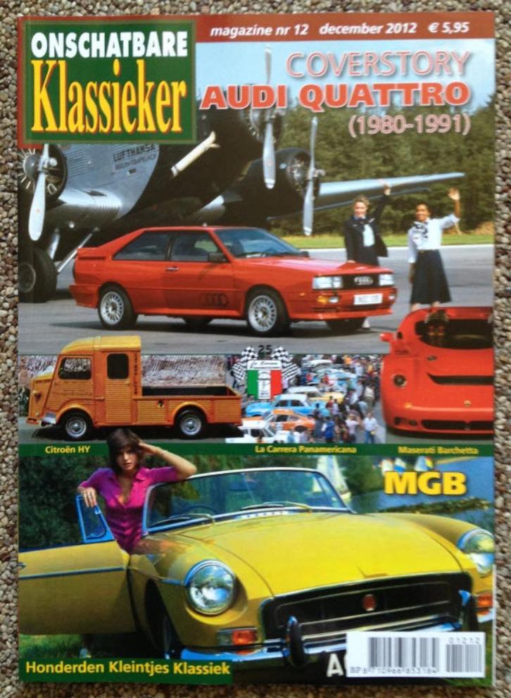 OKM: Audi quattro, Michelotti, MGB, Citroen HY, Mazda RX-7, Boeken, Auto's | Folders en Tijdschriften, Zo goed als nieuw, Algemeen