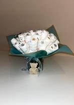 Luiertaart Boeket Blauw – Uniek Kraamcadeau voor Jongen, Ophalen of Verzenden, Nieuw