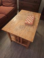Houten salontafel, Huis en Inrichting, Tafels | Salontafels, 50 tot 100 cm, Klassiek, Minder dan 50 cm, Rechthoekig