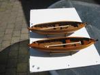 miniatuur houten giethoornse punters, Hobby en Vrije tijd, Modelbouw | Boten en Schepen, Nieuw, Overige merken, Ophalen of Verzenden