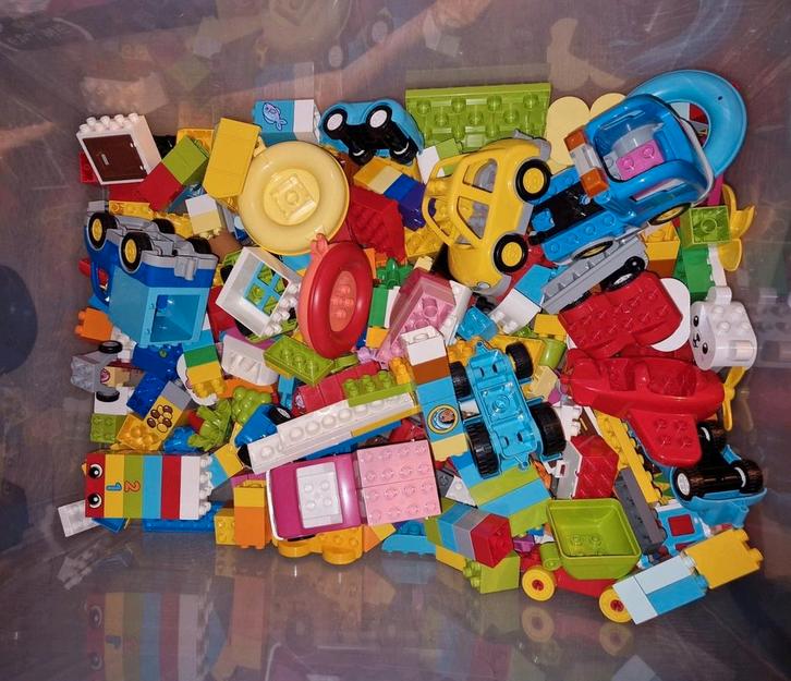 Bak vol Duplo, Kinderen en Baby's, Speelgoed | Duplo en Lego, Zo goed als nieuw, Duplo, Complete set, Ophalen