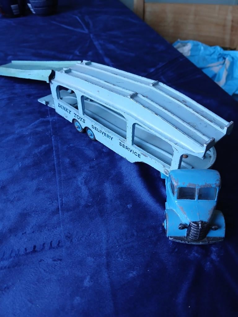 Bedford Pullmore car transporter. Dinky Supertoys 982, Ophalen of Verzenden, Gebruikt, Bus of Vrachtwagen, Dinky Toys