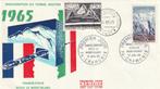 Inauguratie tunnel Frankrijk -Italië 1965. zie afbeelding., Postzegels en Munten, Brieven en Enveloppen | Buitenland, Envelop