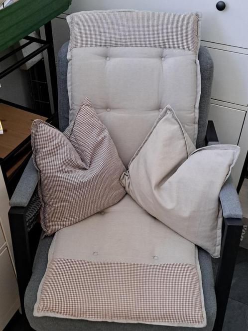 Set van 4 kussens voor schommelstoel, Kinderen en Baby's, Kinderkamer | Inrichting en Decoratie, Gebruikt, Kleed of Kussen, Ophalen