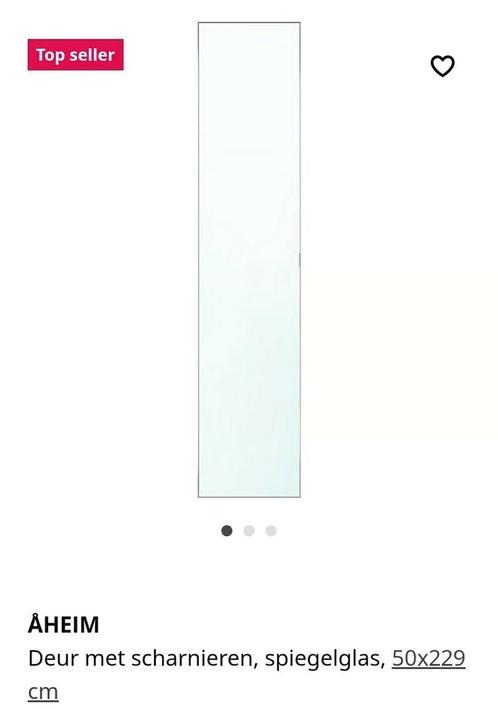 Ikea Pax kledingkast spiegeldeur (3 stuks) Aheim 50x229cm, Huis en Inrichting, Kasten | Kledingkasten, Zo goed als nieuw, 200 cm of meer