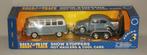 VW samba bus modelauto 1-24 met aanhanger, Ophalen of Verzenden, Nieuw, Auto, Overige merken