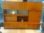Mid century wandmeubel vintage, Huis en Inrichting, Kasten | Wandmeubels, Ophalen, Gebruikt, 25 tot 50 cm