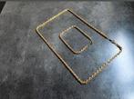 14 karaats Rope kettingen en armband, Ophalen, Zo goed als nieuw, Goud, Overige materialen