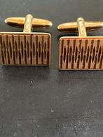 14 karaat gouden manchetknopen 585, Sieraden, Tassen en Uiterlijk, Manchetknopen, Ophalen of Verzenden, Zo goed als nieuw, Goud