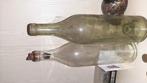 Lege Hand geblazen fles, Antiek en Kunst, Antiek | Glas en Kristal, Ophalen of Verzenden