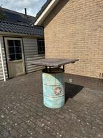 Statafel van olievat, Huis en Inrichting, Tafels | Statafels, Ophalen of Verzenden, Gebruikt