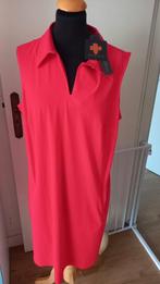 Mouwloze polojurk plus basics maat 46.kleur rood, Ophalen of Verzenden, Nieuw, Rood, Jurk