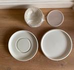 Nieuw: Tupperware taartdoos met statief, Ophalen of Verzenden, Nieuw, Crème, Schaal