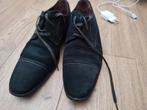 Van Lier donkerbruine suède schoenen maat 10 /45, Kleding | Heren, Schoenen, Ophalen of Verzenden, Zo goed als nieuw, Bruin