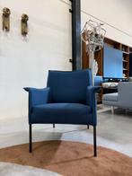 Design on Stock Limec fauteuil blauw ploegwool stof, Huis en Inrichting, Fauteuils, Design on Stock, 75 tot 100 cm, Ophalen of Verzenden