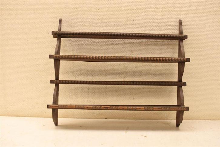Houten Bordenrek 46322, Huis en Inrichting, Woonaccessoires | Wanddecoraties, Gebruikt, Ophalen of Verzenden
