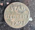 Koperen duit Utrecht 1791, Ophalen of Verzenden, Overige landen