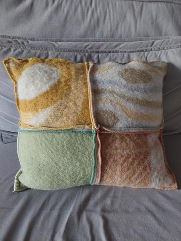 Sierkussen vintage wollen dekens - 40x45 cm beschikbaar voor biedingen