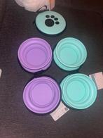 Opvouwbare drinkbakjes voor honden, Ophalen of Verzenden, Nieuw, Blauw, Bak of Kom