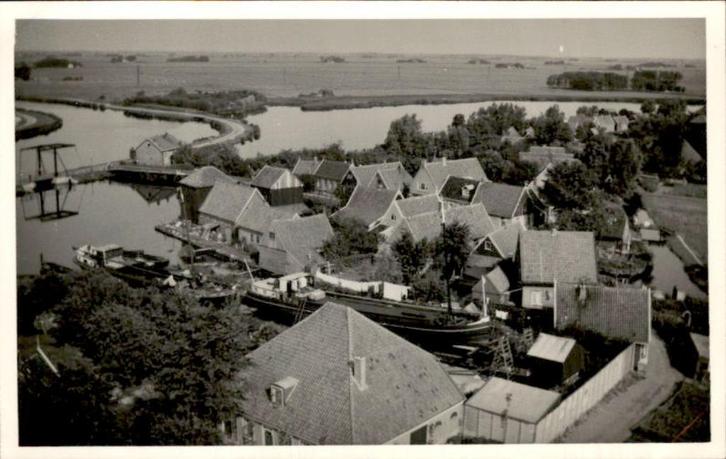 West - Graftdijk - Luchtfoto, Verzamelen, Ansichtkaarten | Nederland, Ongelopen, Noord-Holland, 1940 tot 1960, Ophalen of Verzenden