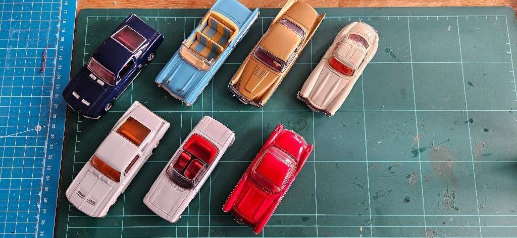 DinkyToys 7 stuks, Hobby en Vrije tijd, Modelauto's | 1:43, Ophalen of Verzenden, Gebruikt, Auto, Dinky Toys