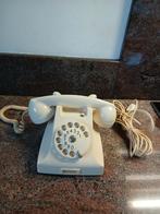 Mooie gave ivoorkleurige bakelieten telefoon., Ophalen, Huis en Inrichting
