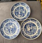 Delfts Blauw Wandborden Set van 3 - 25cm, Ophalen of Verzenden